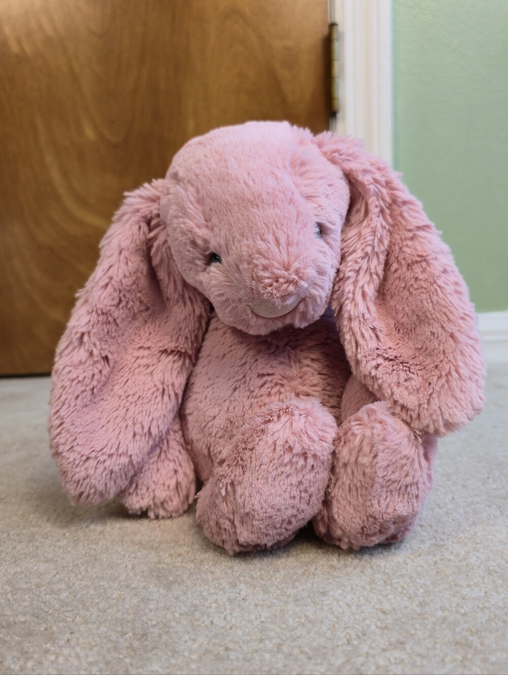 JELLYCAT bashful tulip pink bunny 12 inches Toy Stuffed Animal Plush - Picture 8 of 9